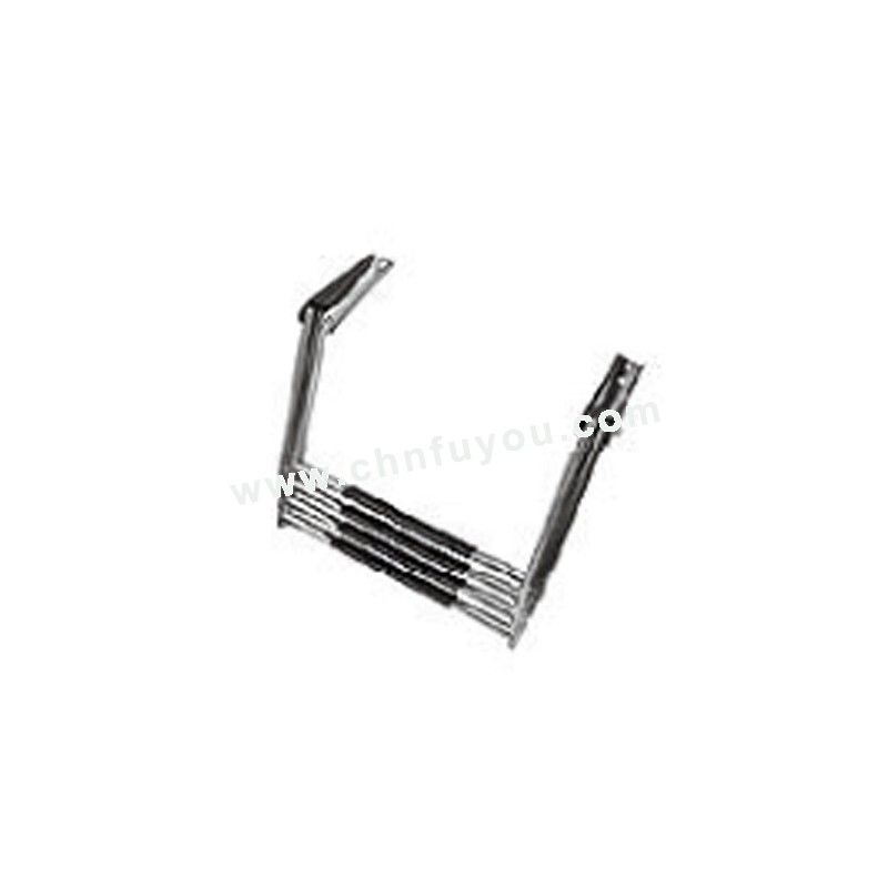 SS316 3-4 Step Wide Tread Telescopic Boat Ladder