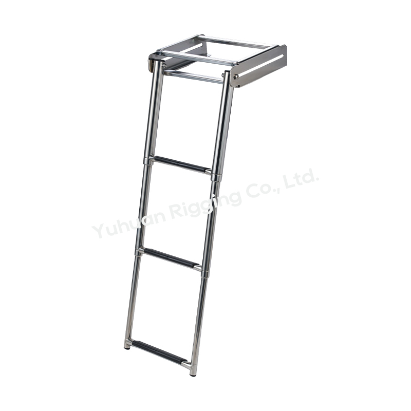 2-4 Step Recessed Folding Boat Ladder