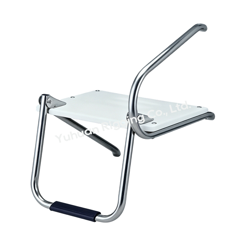 Marine Grade Plastic Platform Boarding Ladder for Docks and Boats