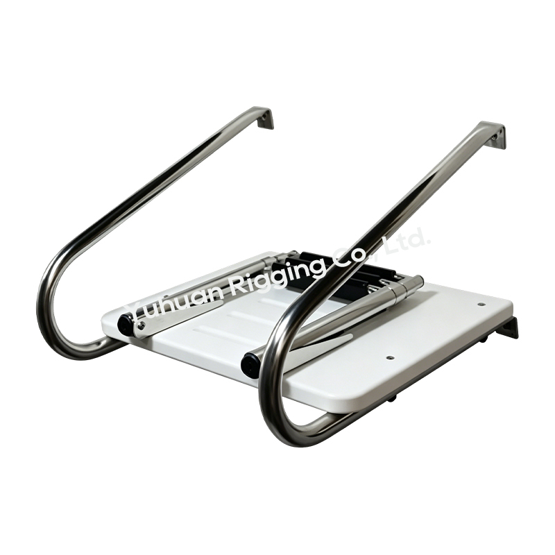 Compact 1-Step Plastic Platform Boarding Ladder