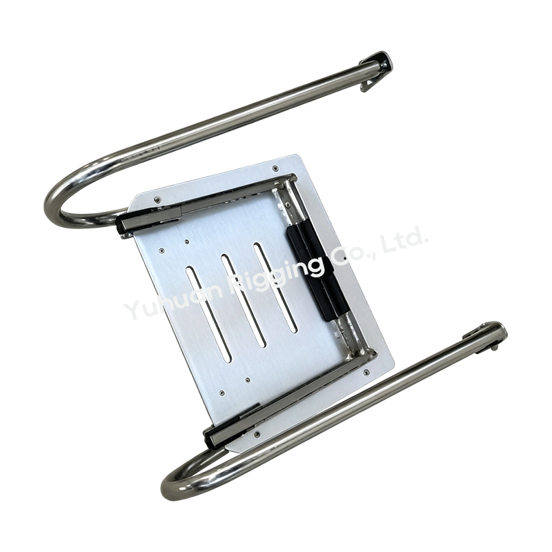 SS304 Heavy Duty Plastic Platform Boarding Ladder