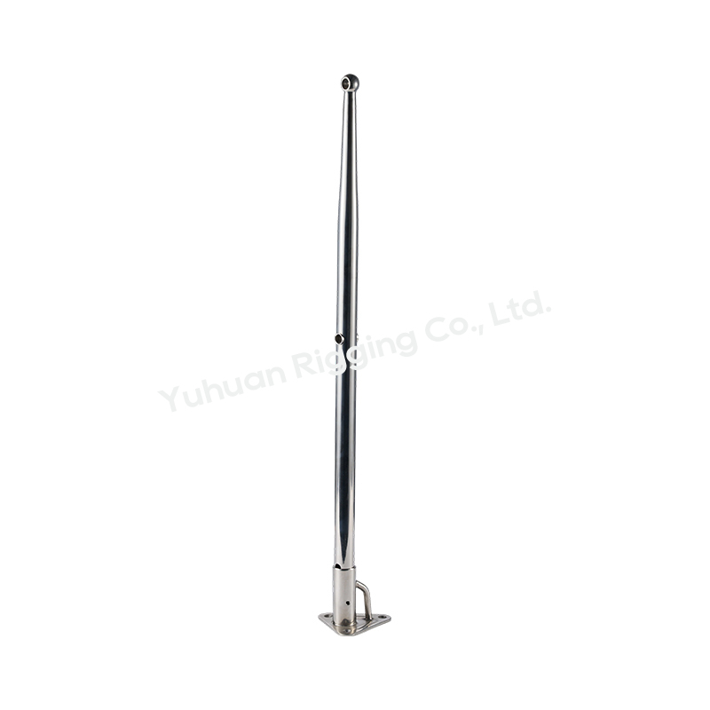 Marine Grade 316 Stainless Steel Ring Top Boat Flag Pole