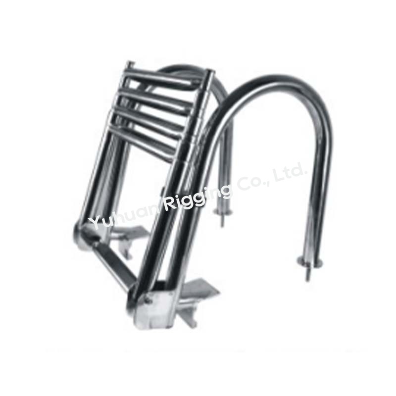 SS304 Wide-Step Folding Ladder