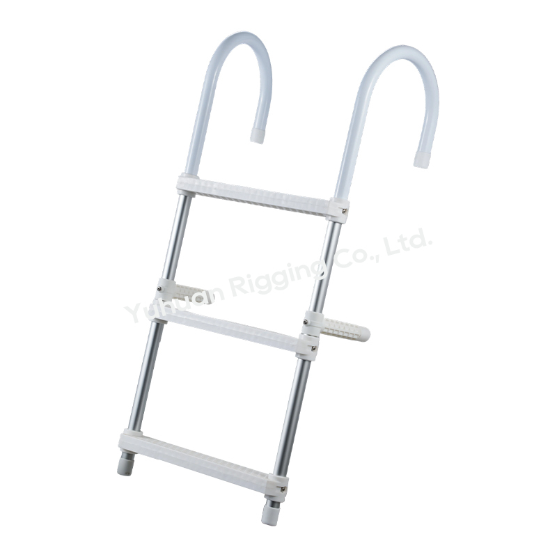 Anodized 2-4 Steps Aluminium Ladder Folding Model