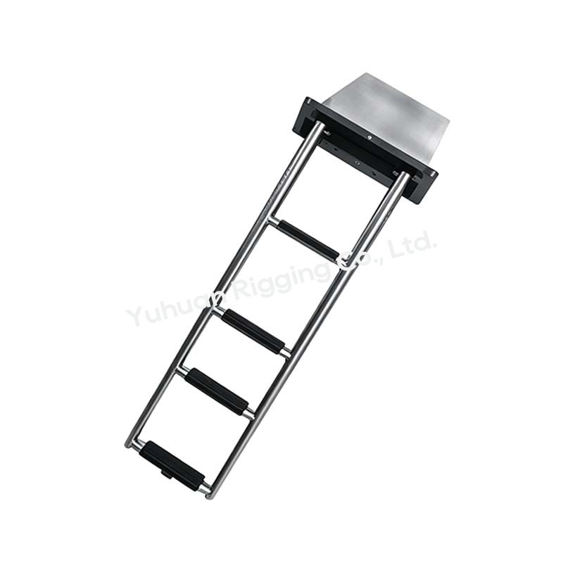 3-Step/4-Step Folding Box Step Boat Ladder