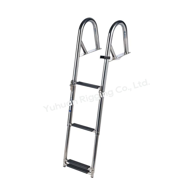 Marine Grade Stainless Steel Recessed Boat Swim Ladder 1470