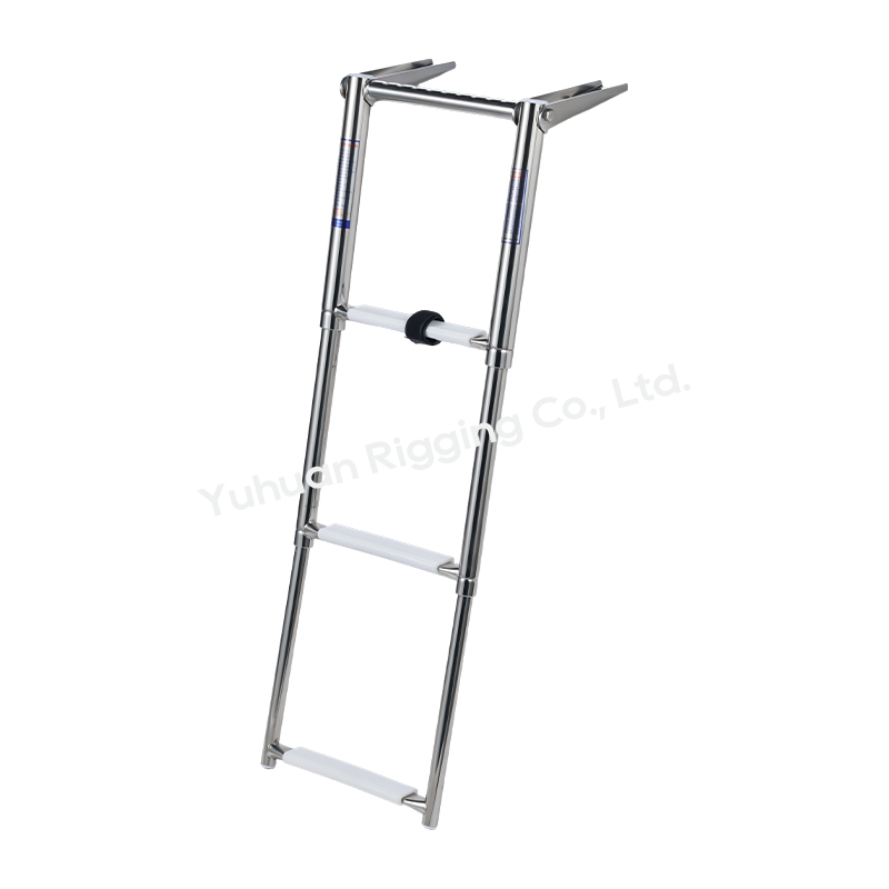 2-4 Steps Stainless Steel Telescopic Swim Platform Ladder