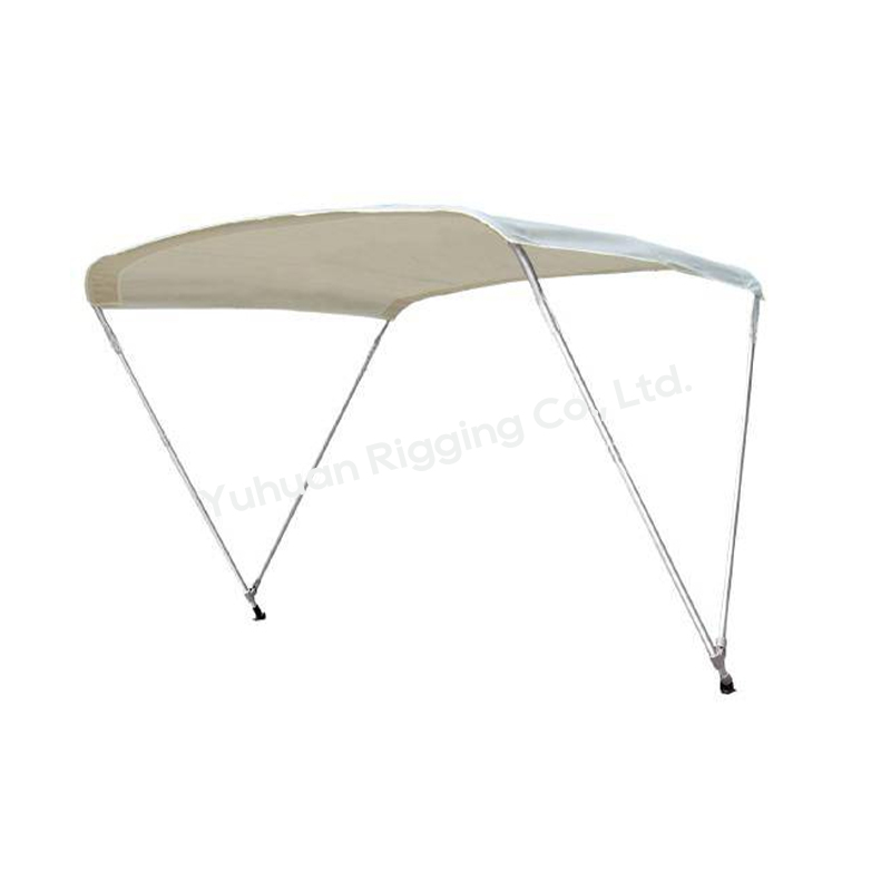 22mm Aluminum 2‑Bow Bimini Frame for Small Boats